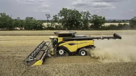 Combines & Headers The record-breaking capacity and quality of these combines and headers offer the complete package in grain harvesting.